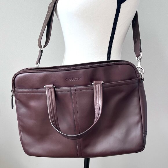 Coach Leather LEXINGTON LEATHER COMMUTER Bag - Picture 1 of 16